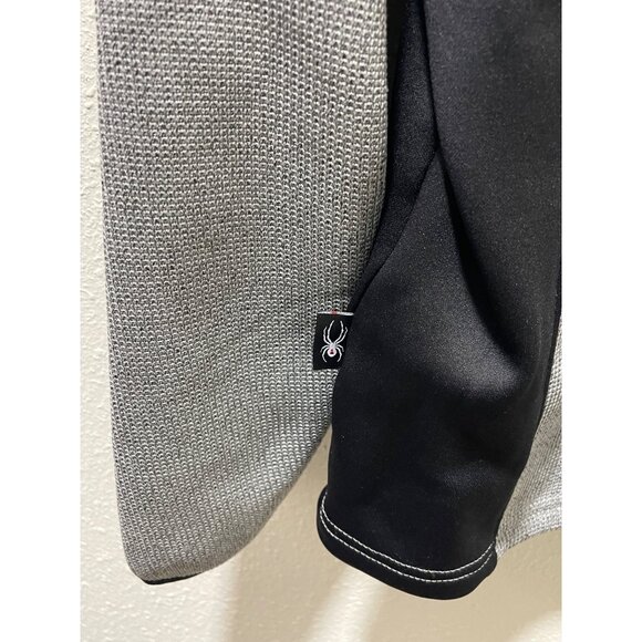 Spyder Men's Relaxed Fit Full Zip Jacket, L, Gray, New - Picture 12 of 13